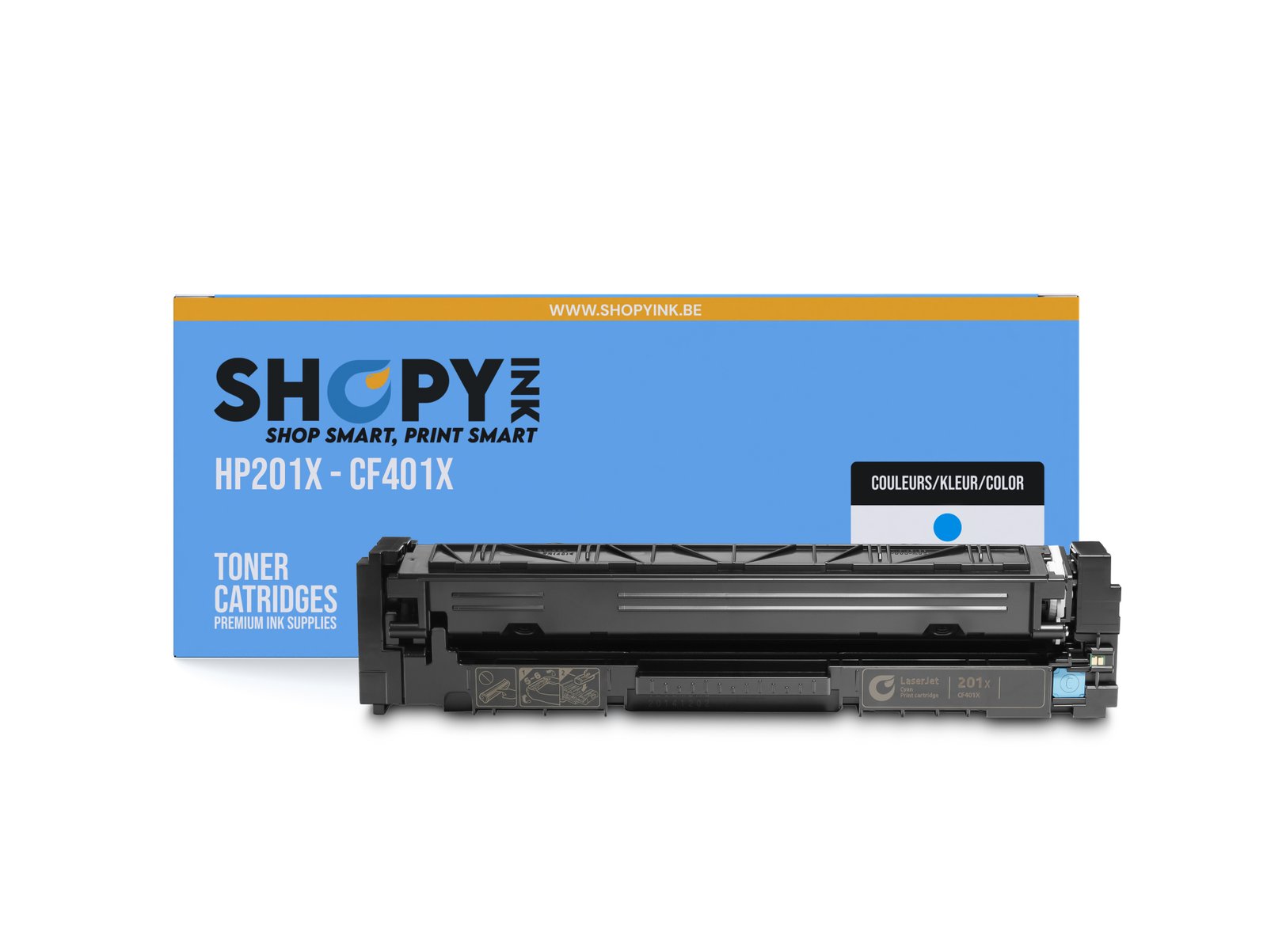 Toner compatible - HP201X cyan - SHY07201X - CF401X