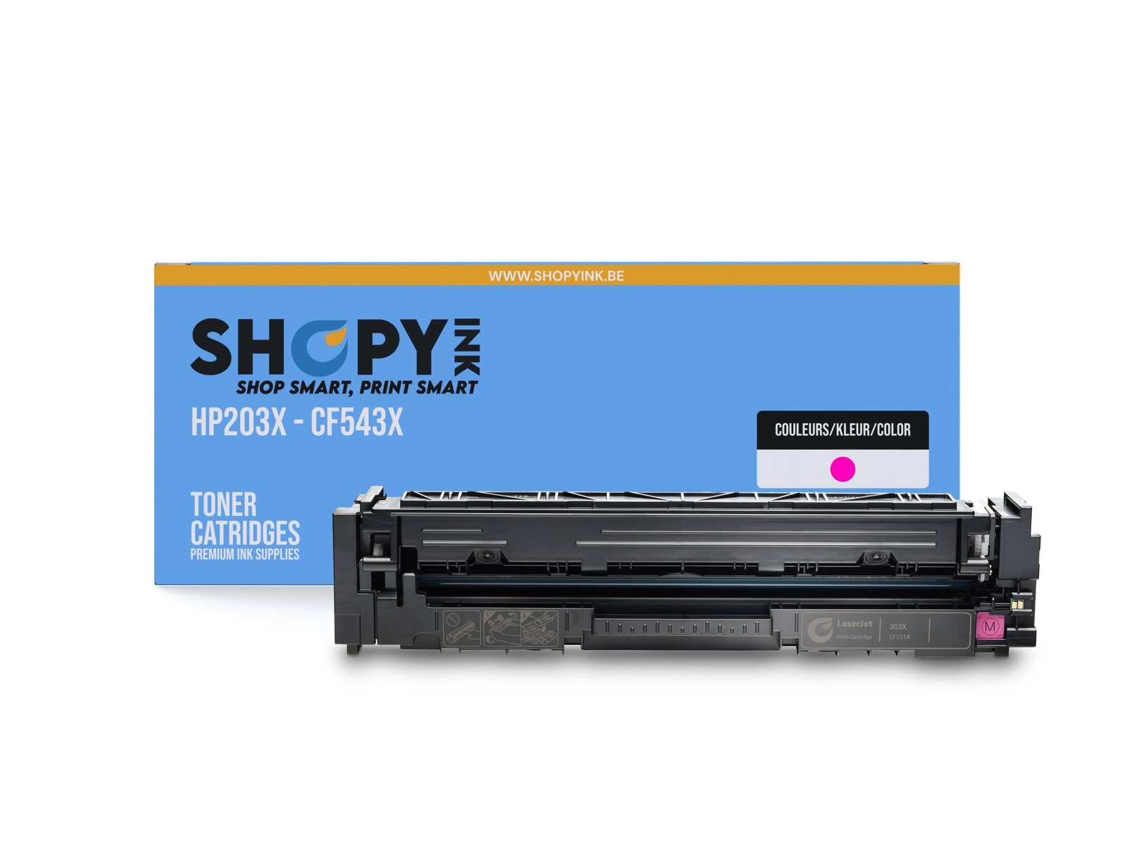 Toner compatible - HP203X magenta - SHY07203X - CF543X