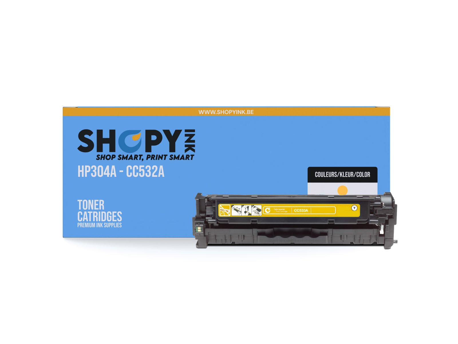 Toner compatible - HP304A yellow - SHY07304A - CC532A