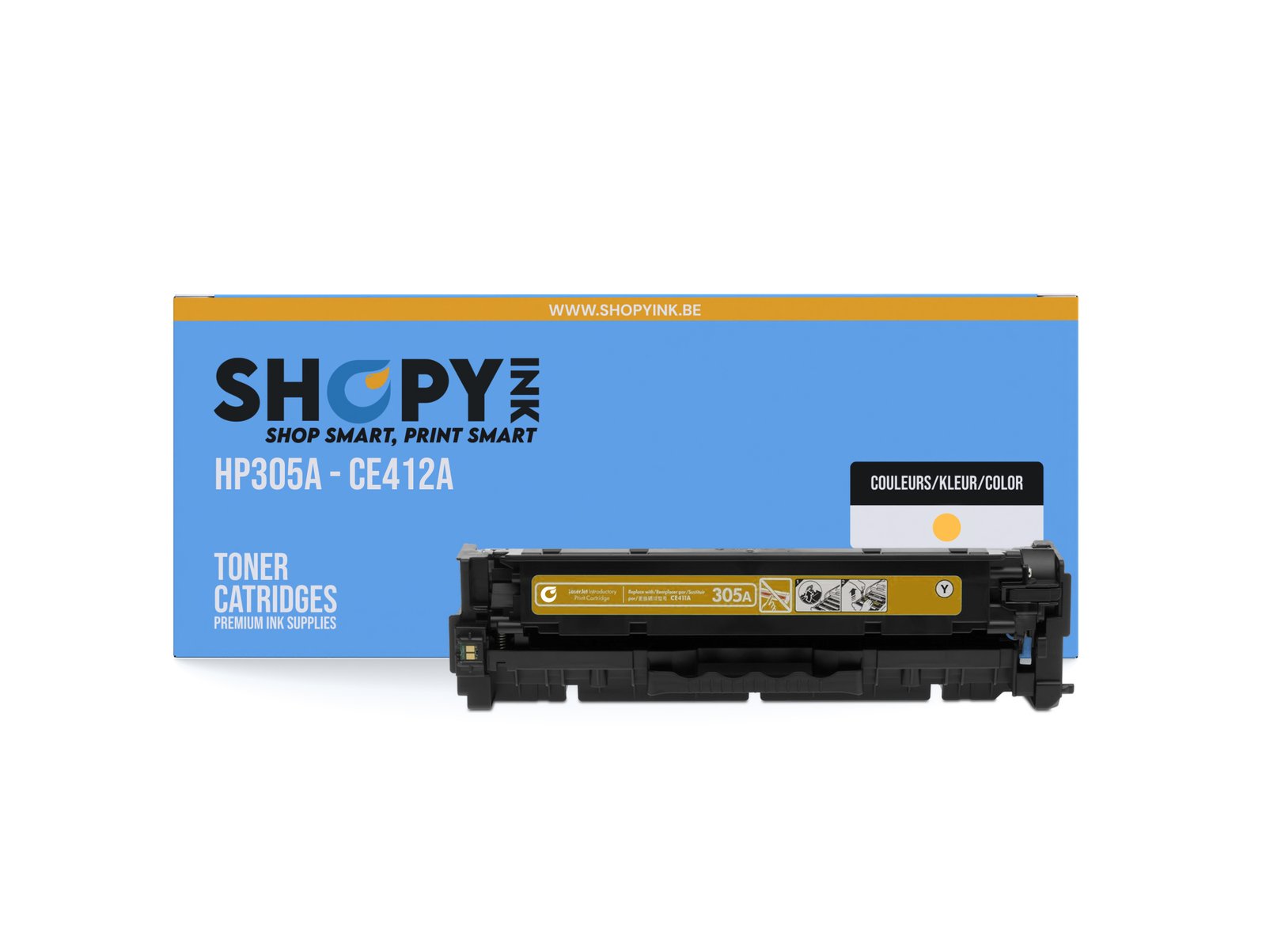 Toner compatible - HP305A yellow - SHY07305A - CE412A