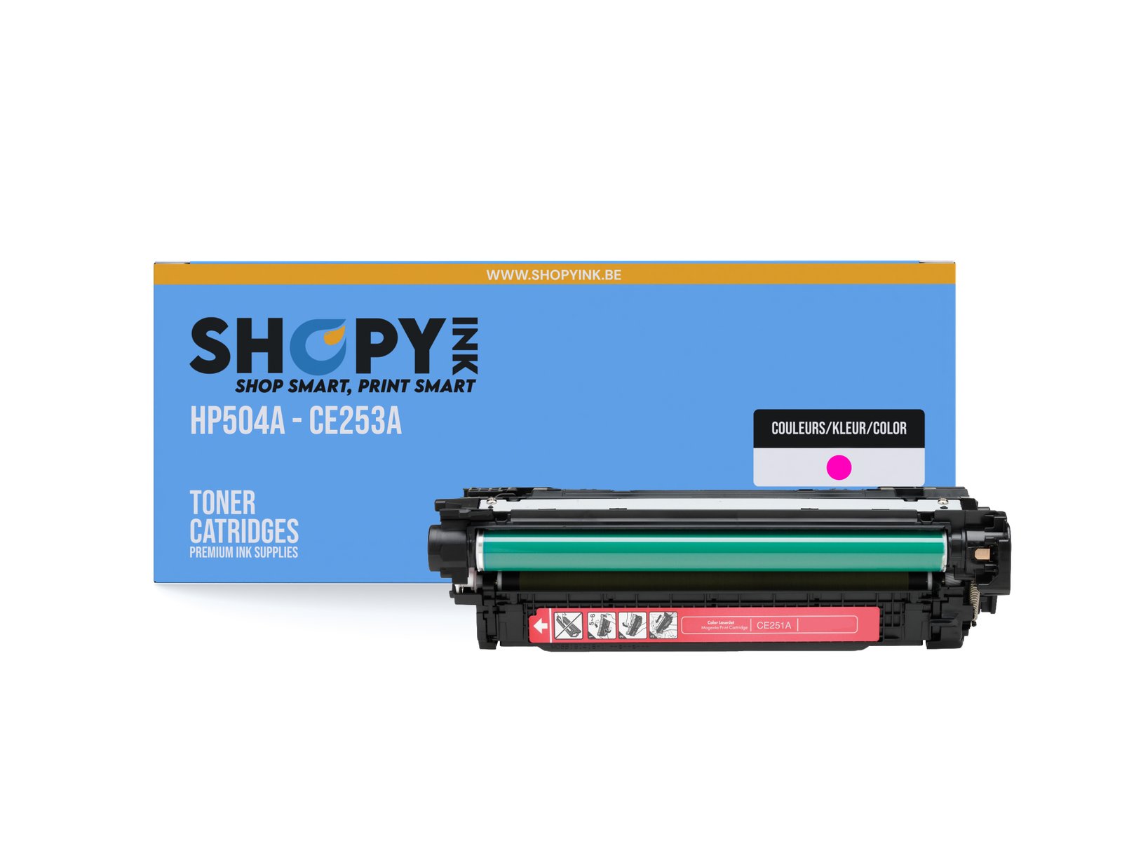 Toner compatible - HP504A magenta - SHY07504A - CE253A