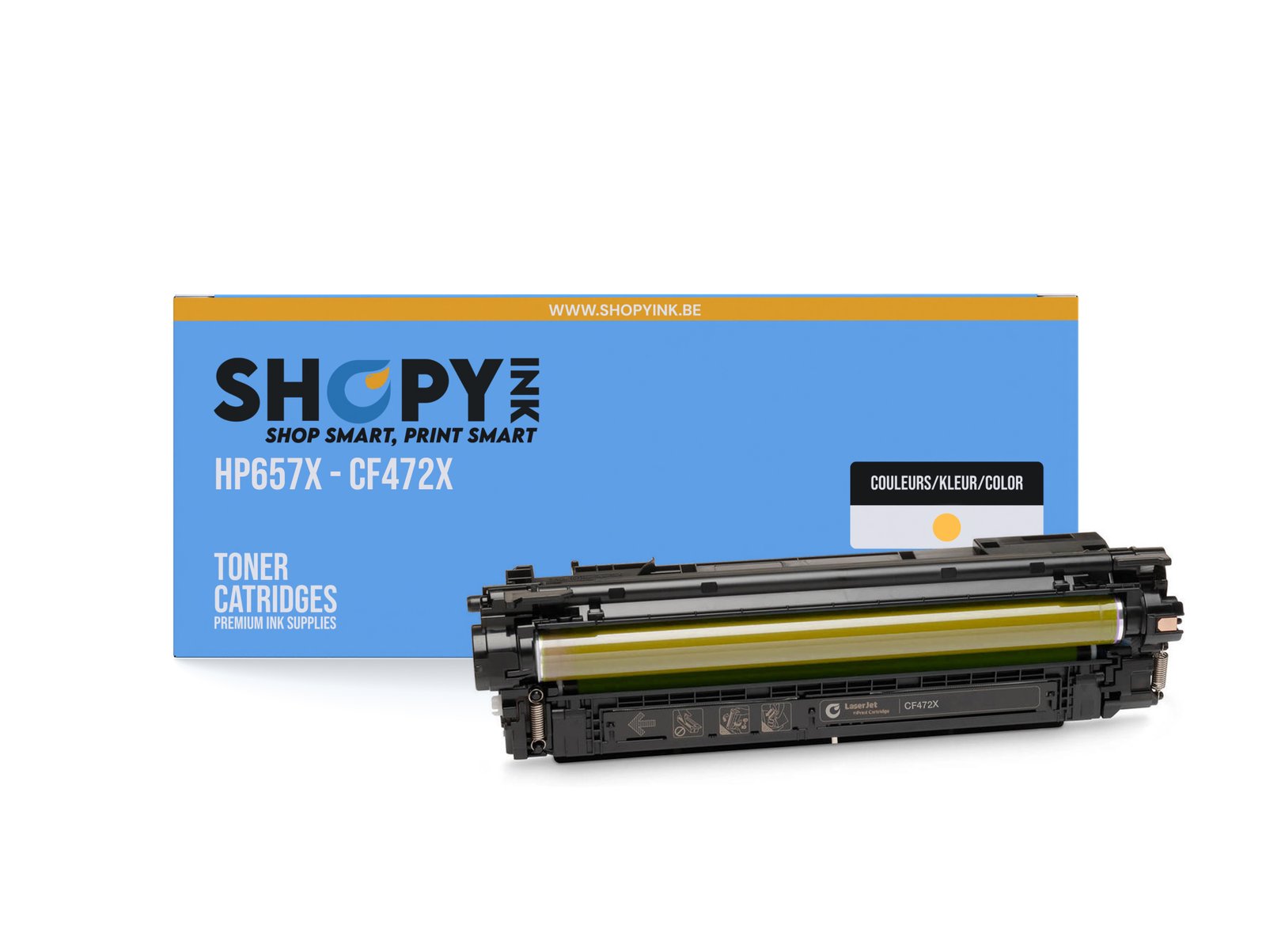 Toner compatible - HP657X yellow - SHY07657X - CF472X