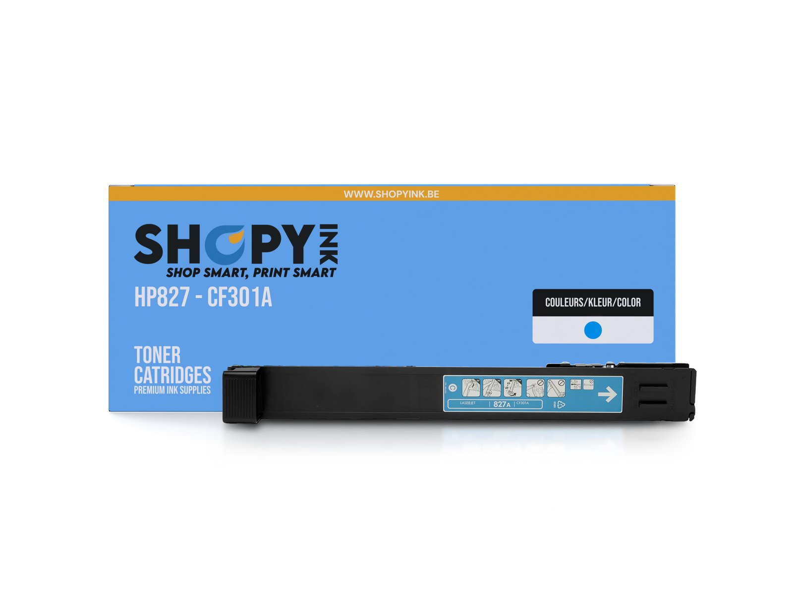 Toner compatible - HP827 cyan - SHY07827 - CF301A